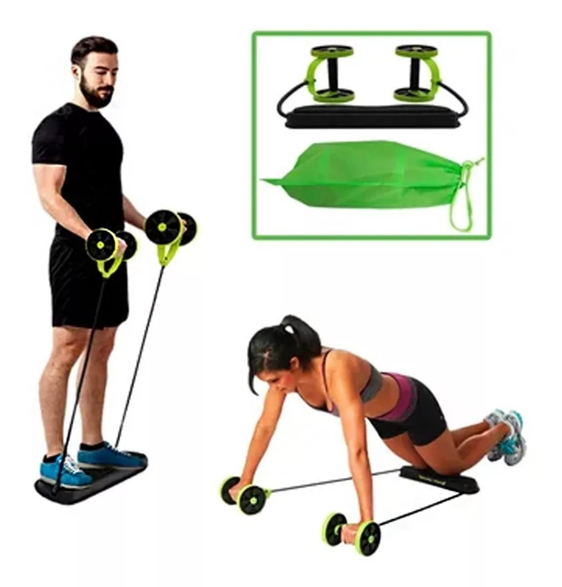 Revoflex Xtreme Rueda Para Ejercicios Multifuncional + Bolso