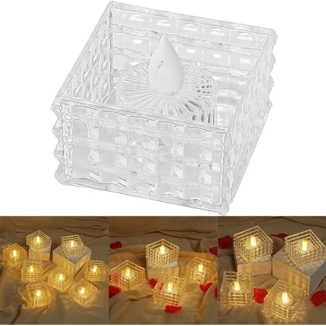 Velas Luz Led X3 Decorativas Fiestas Bodas